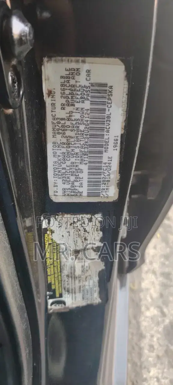 Toyota Camry 2003 Black