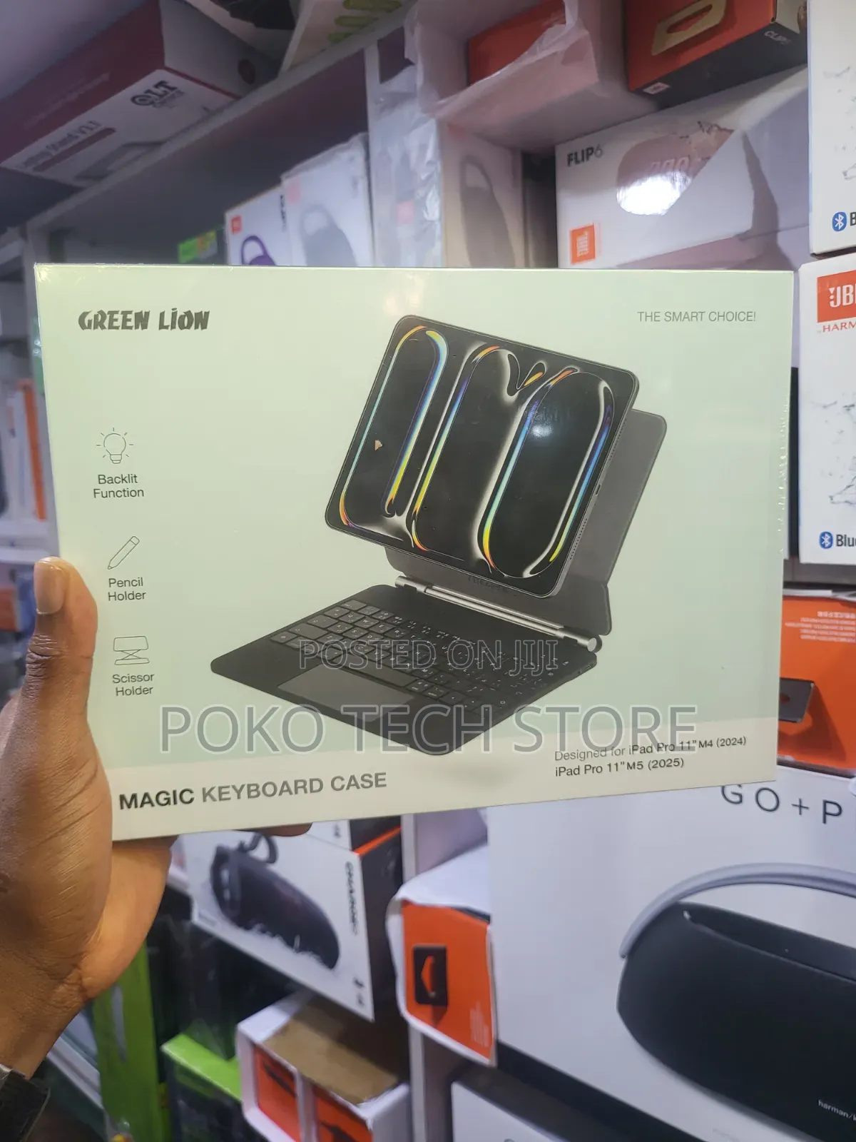 Green Lion Magic Keyboard Case Designed for the iPad Pro 11