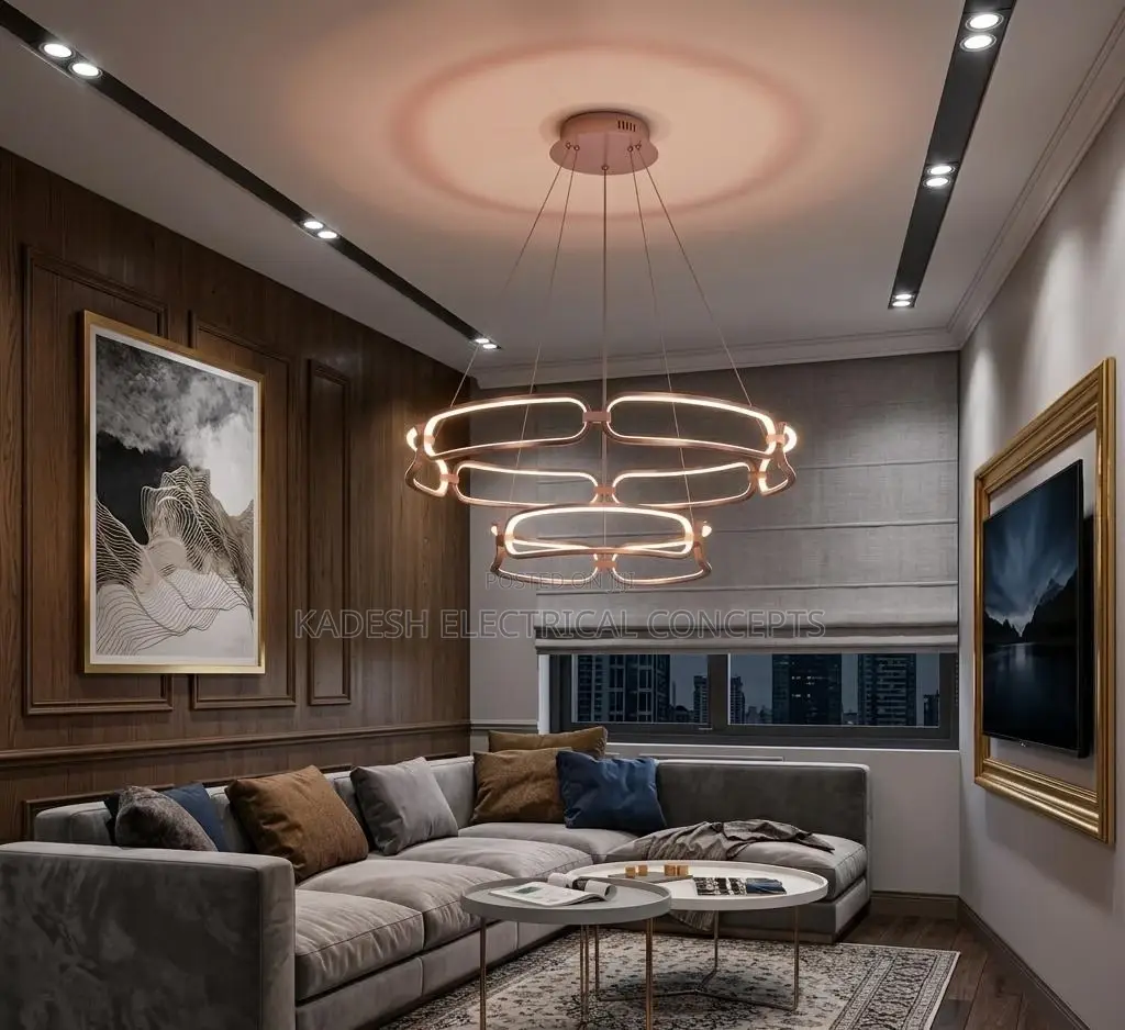 Modern Led Pendant Light Ceiling Chandelier Multiple Rooms Living