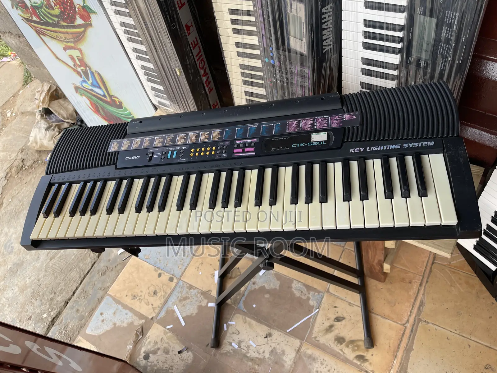 Standard Casio CTK 520l Keyboard With Key Lighting System