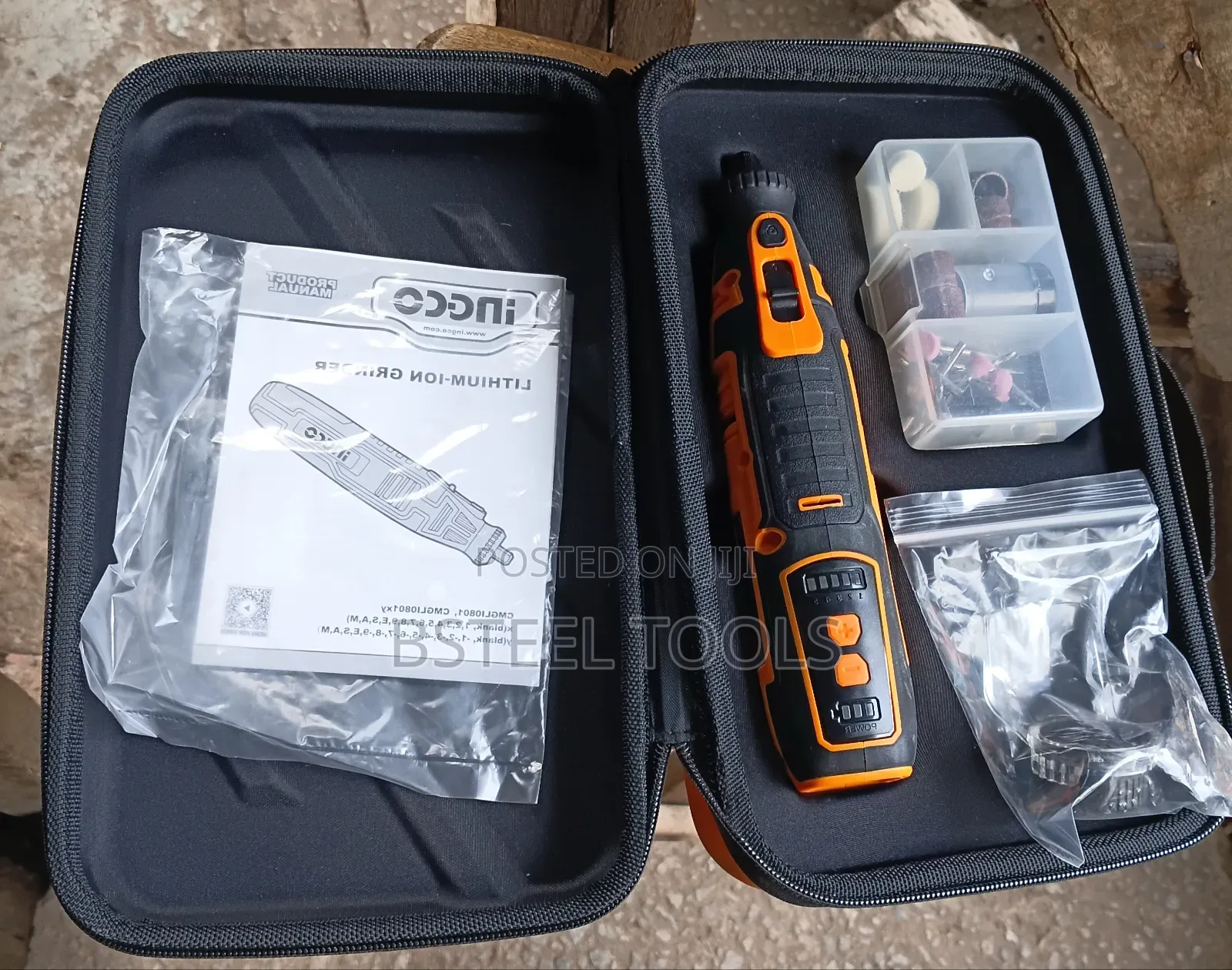 Ingco Cordless Straight Grinder – Portable Grinding Polishing Tool