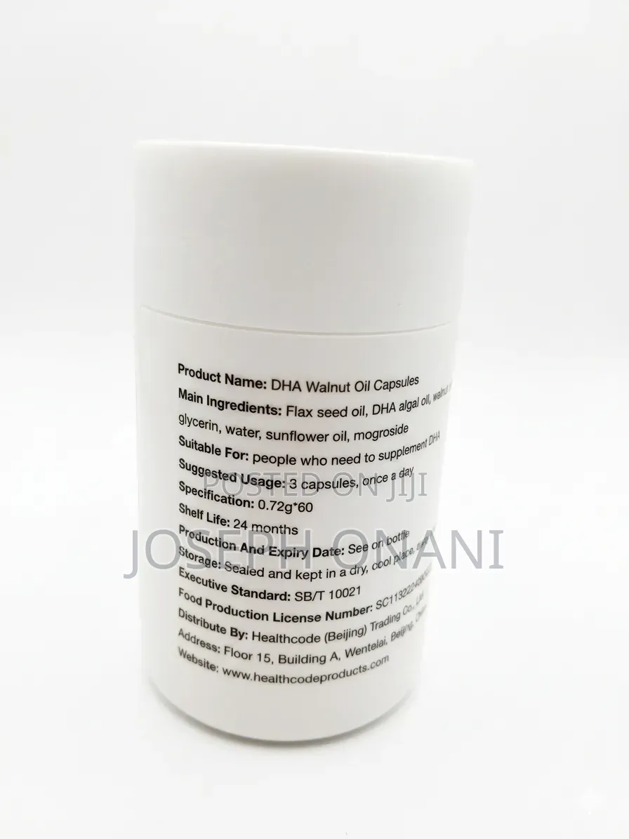 Dha Walnut Oil Soft Gel for Eye and Brain Support