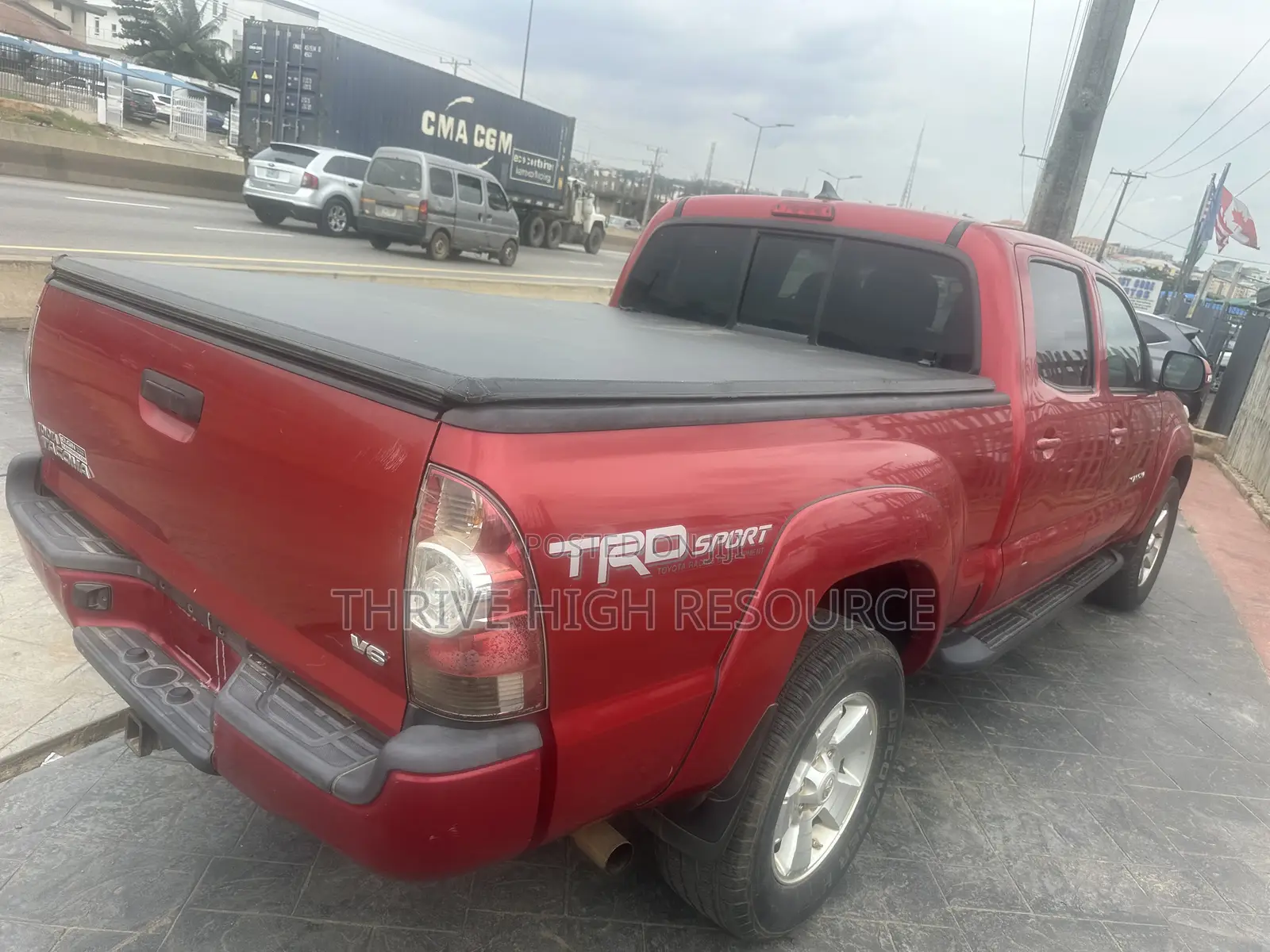 Toyota Tacoma TRD PRO V6 4dr Double Cab 4WD 5.0 ft. SB (4.0L 6cyl 6M) Red