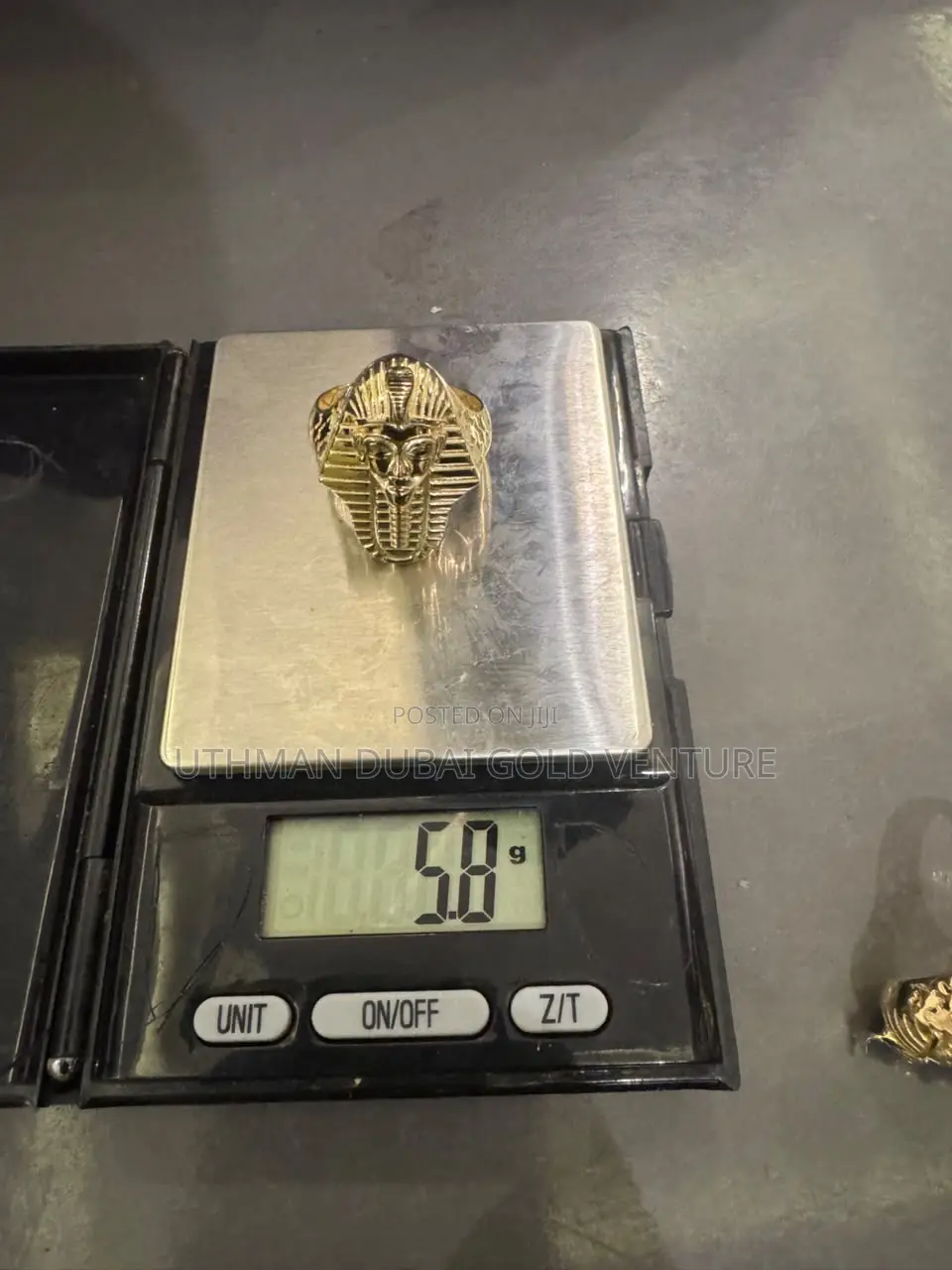 18 Karat Italian Gold Pharaoh Rings