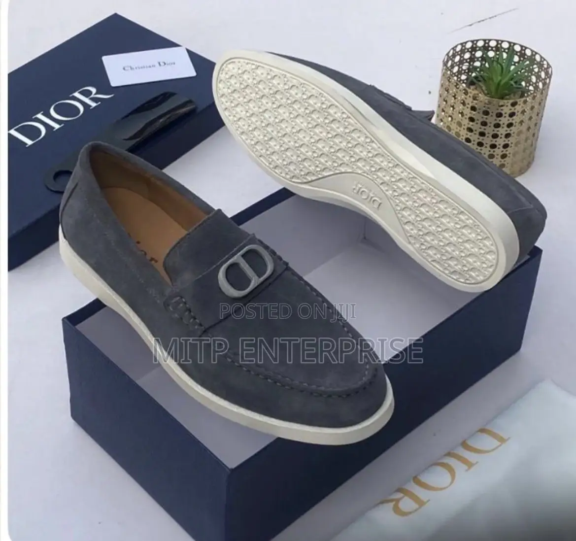 Dior Men Suede Loafers