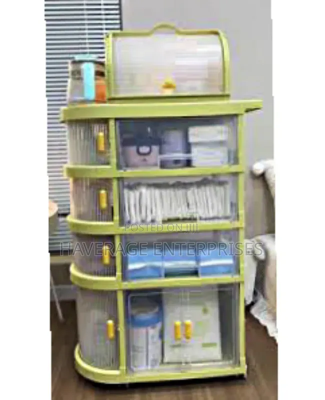 4 Tier Baby Diaper Cart Keep Home Diversified Storage For Baby Room