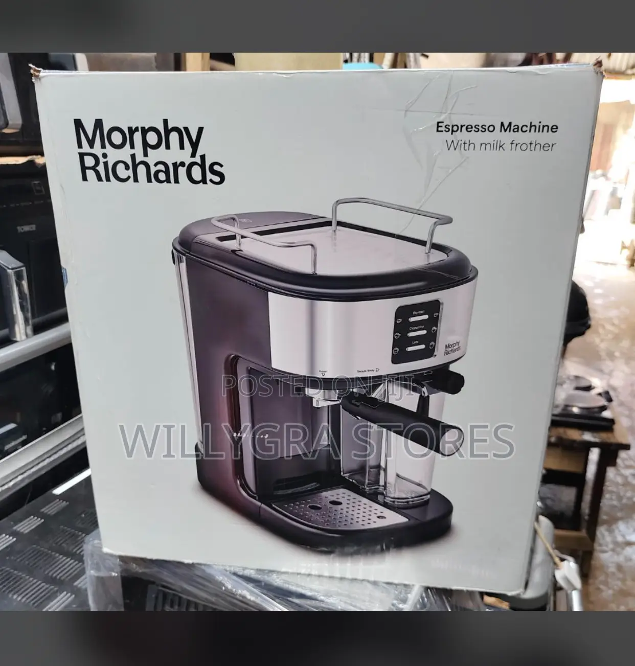 Morphy Richards Traditional Pump Espresso Coffee Machine
