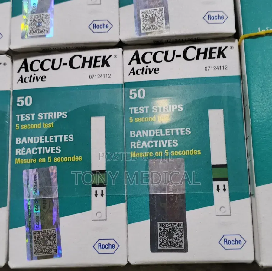 Accu Check Blood Sugar Machine and Strips