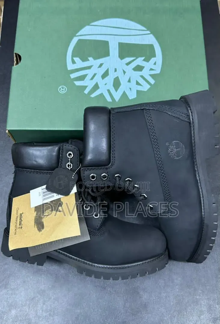 Original Quality Timberland Leather Boot Black