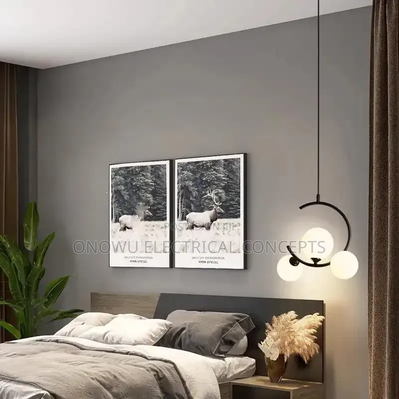 Modern Rectangle Led Pendant Light Livingroom Home Chandelier Lighting