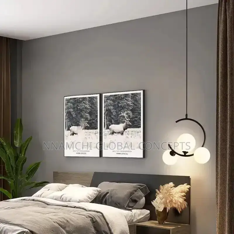 Modern Rectangle Led Pendant Light Livingroom Home Chandelier Lighting