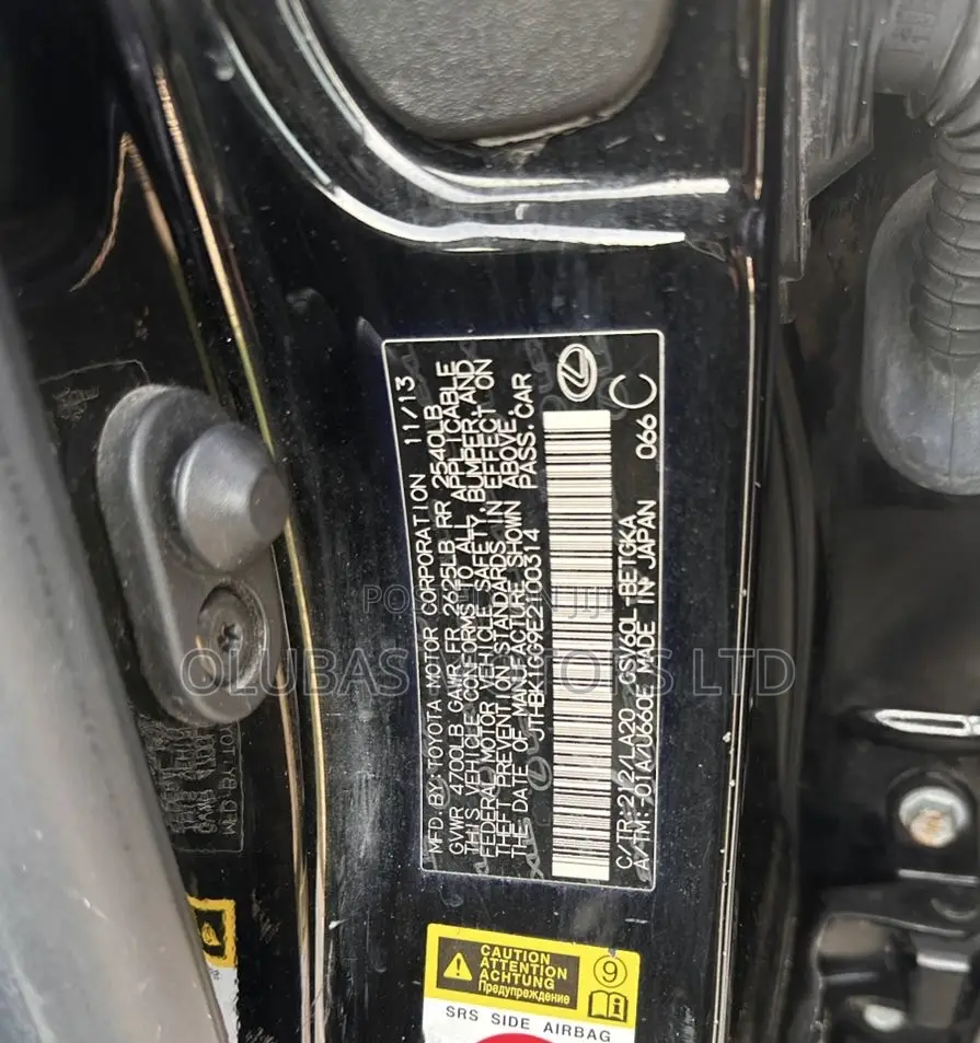 Lexus ES 350 FWD 2014 Black