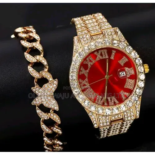 Watchband Quality Red Wristwatch