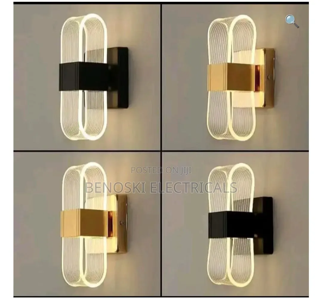 Led Interior Wall Bracket Light - Warm White, Blue, and Mixed