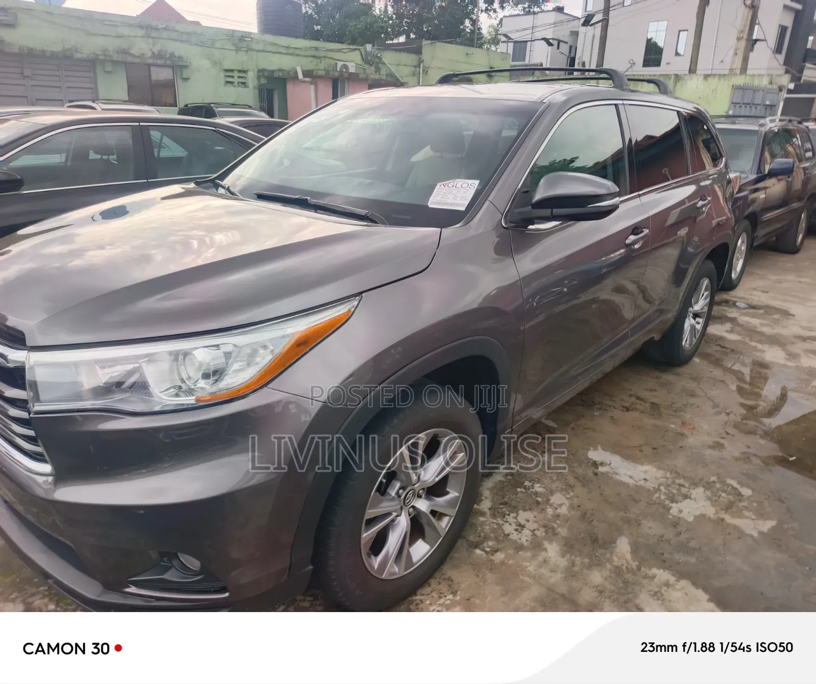 Toyota Highlander LE Plus V6 4x2 (3.5L 6cyl 6A) 2016 Gray