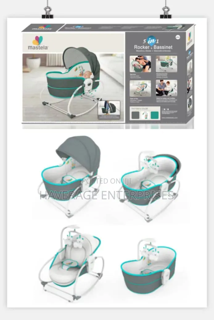 5 in 1 Rocker Bassinet for Infants