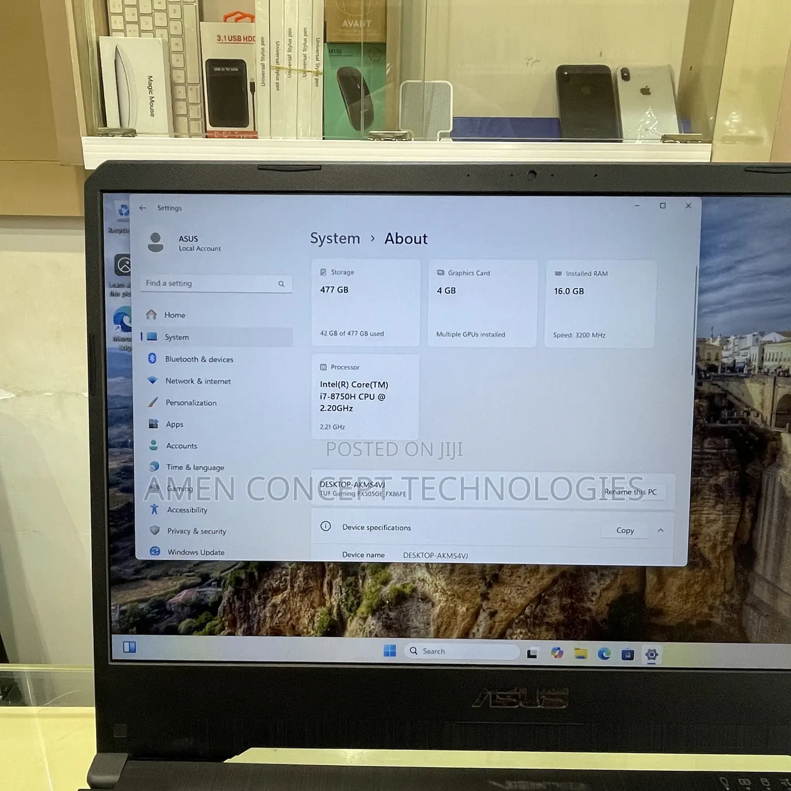 Laptop Asus TUF Gaming FX504 16GB Intel Core i7 SSD 512GB