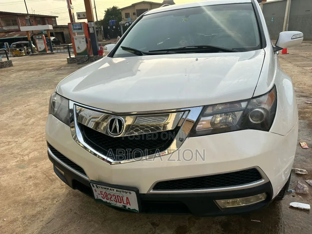Acura MDX Advance Package SUV AWD (3.7L 6cyl 6A) 2012 White