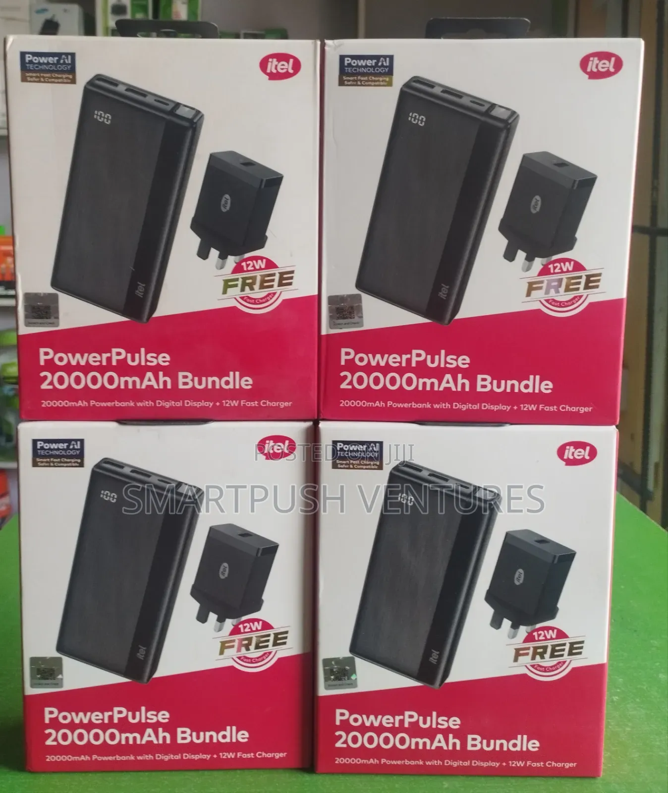 Itel Power Bank With Charger 20,000mah