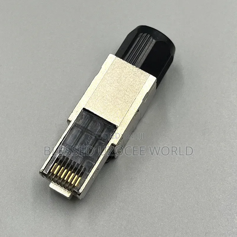 Rj45 Cat 6a Toolless/ Toolsfree Shielded Network Cable Connector Plug