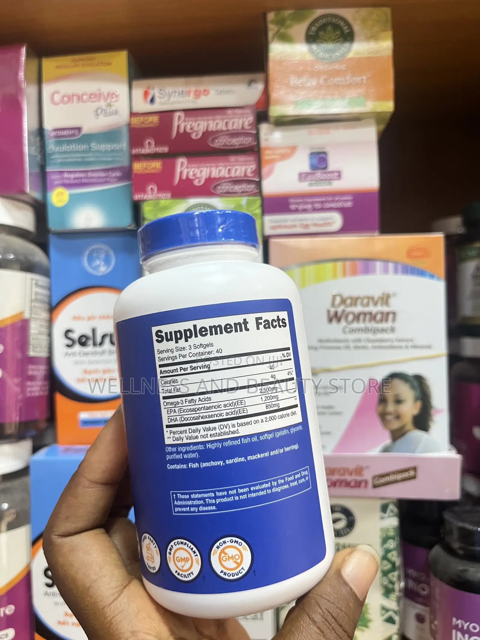 Nutricost Omega 3 Fish Oil | Heart, Brain Fertility Support