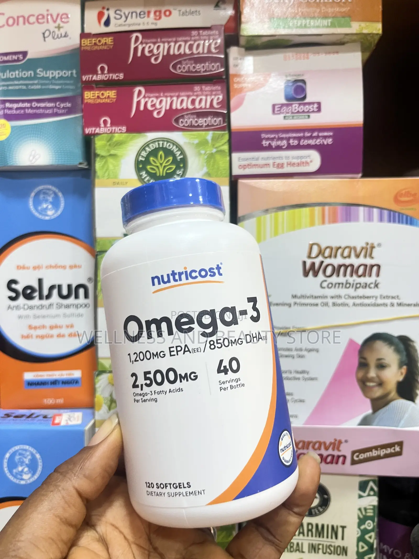 Nutricost Omega 3 Fish Oil | Heart, Brain Fertility Support