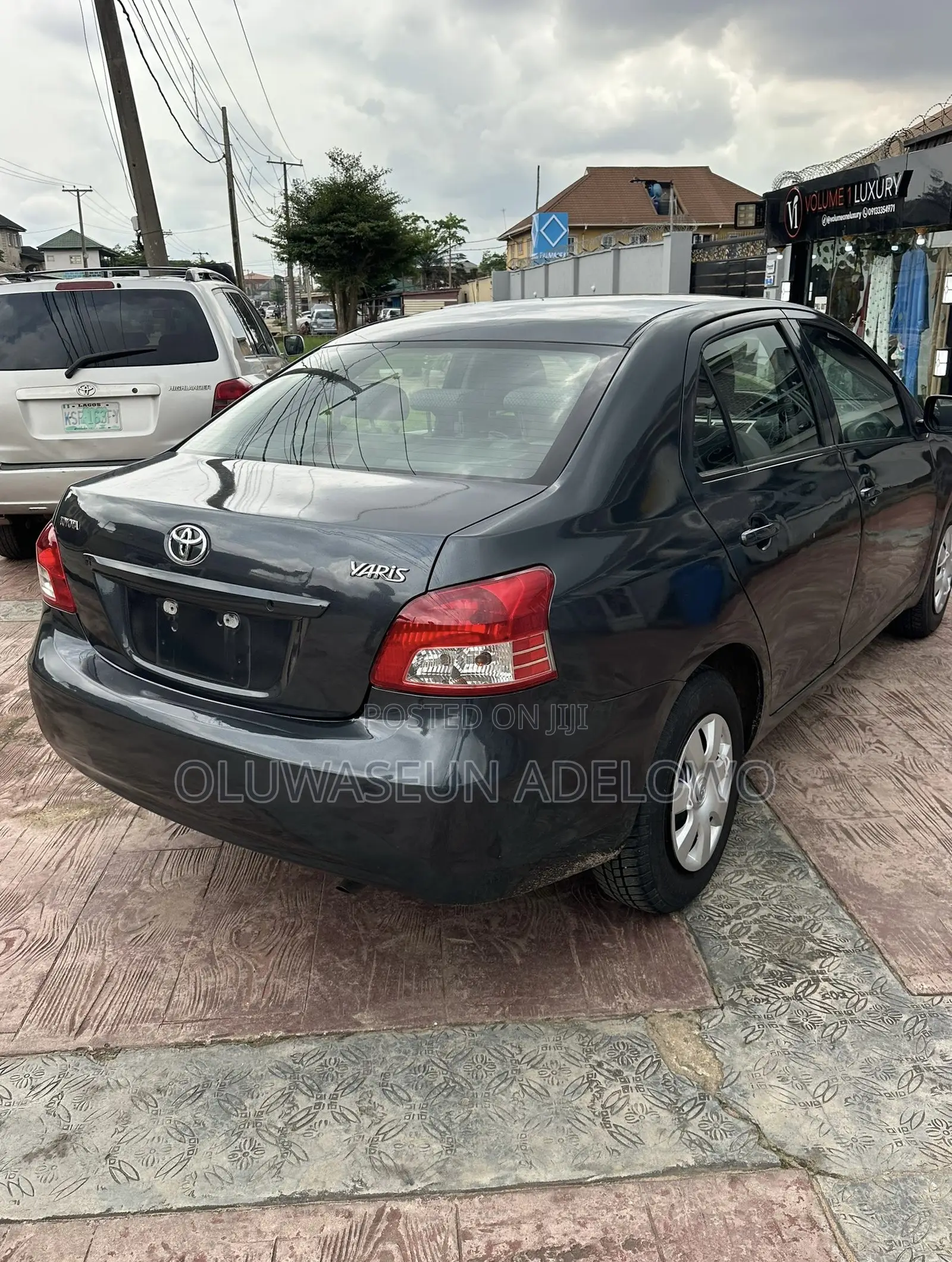 Toyota Yaris Sedan 2007 Black
