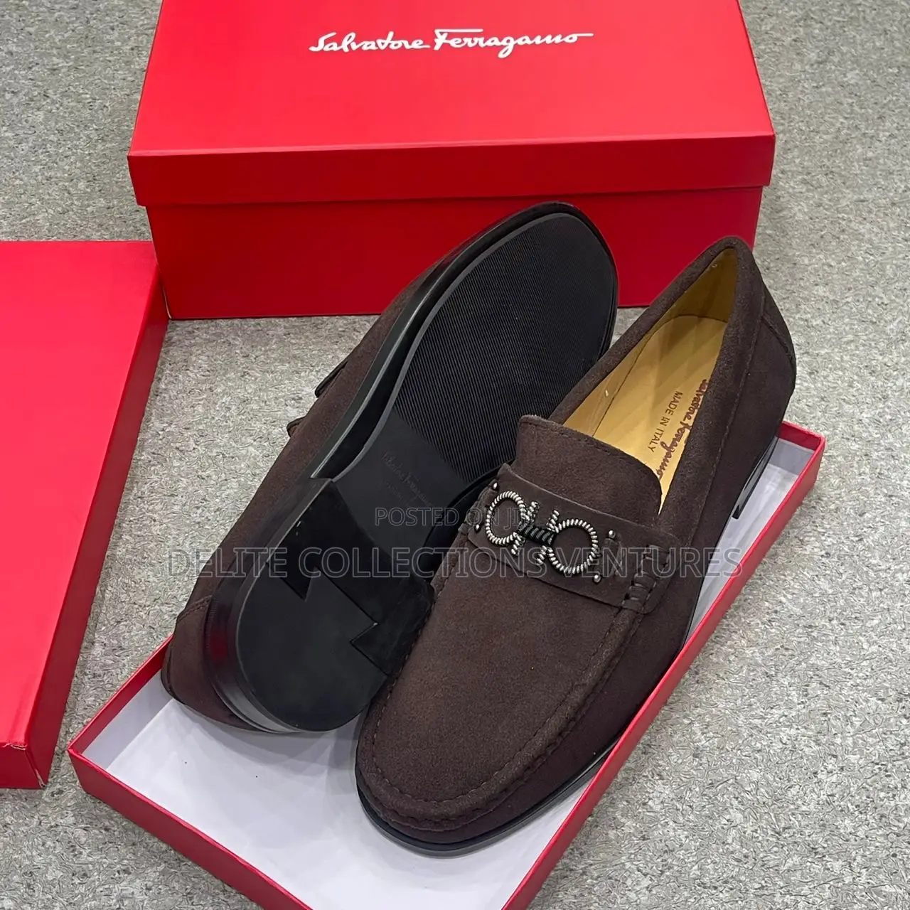 Salvatore Ferragamo Luxury Men Shoe Now Available