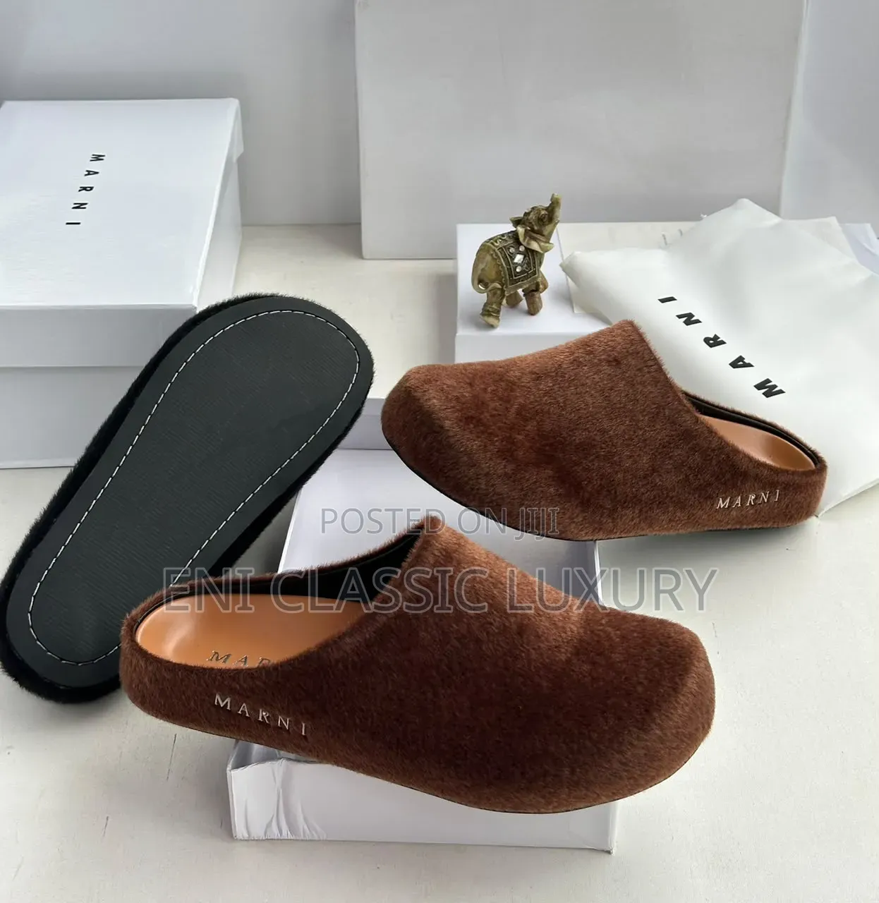 Top Notch Luxury Men's Half Shoes Marni Well Banded Package