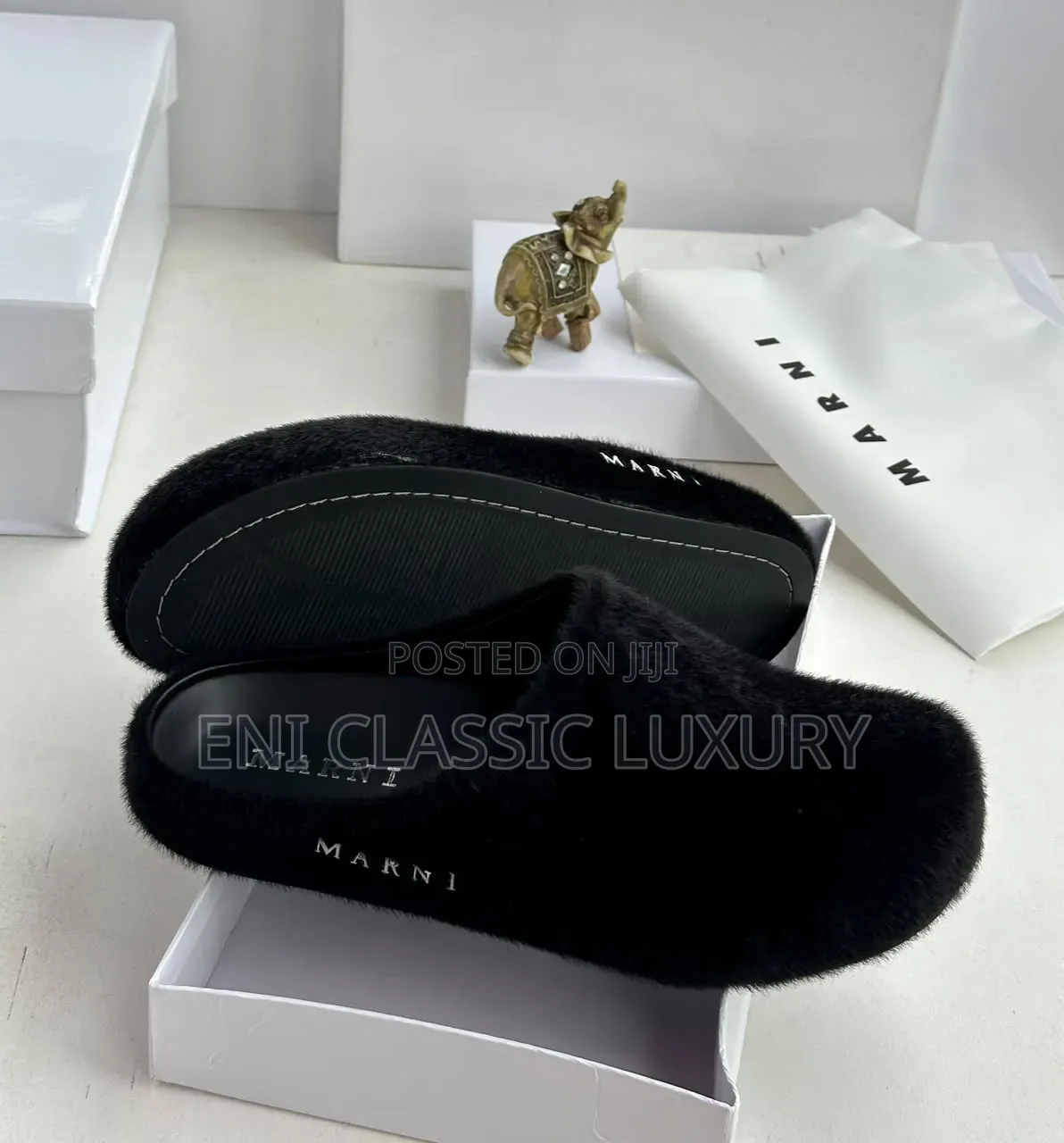 Top Notch Luxury Men's Half Shoes Marni Well Banded Package