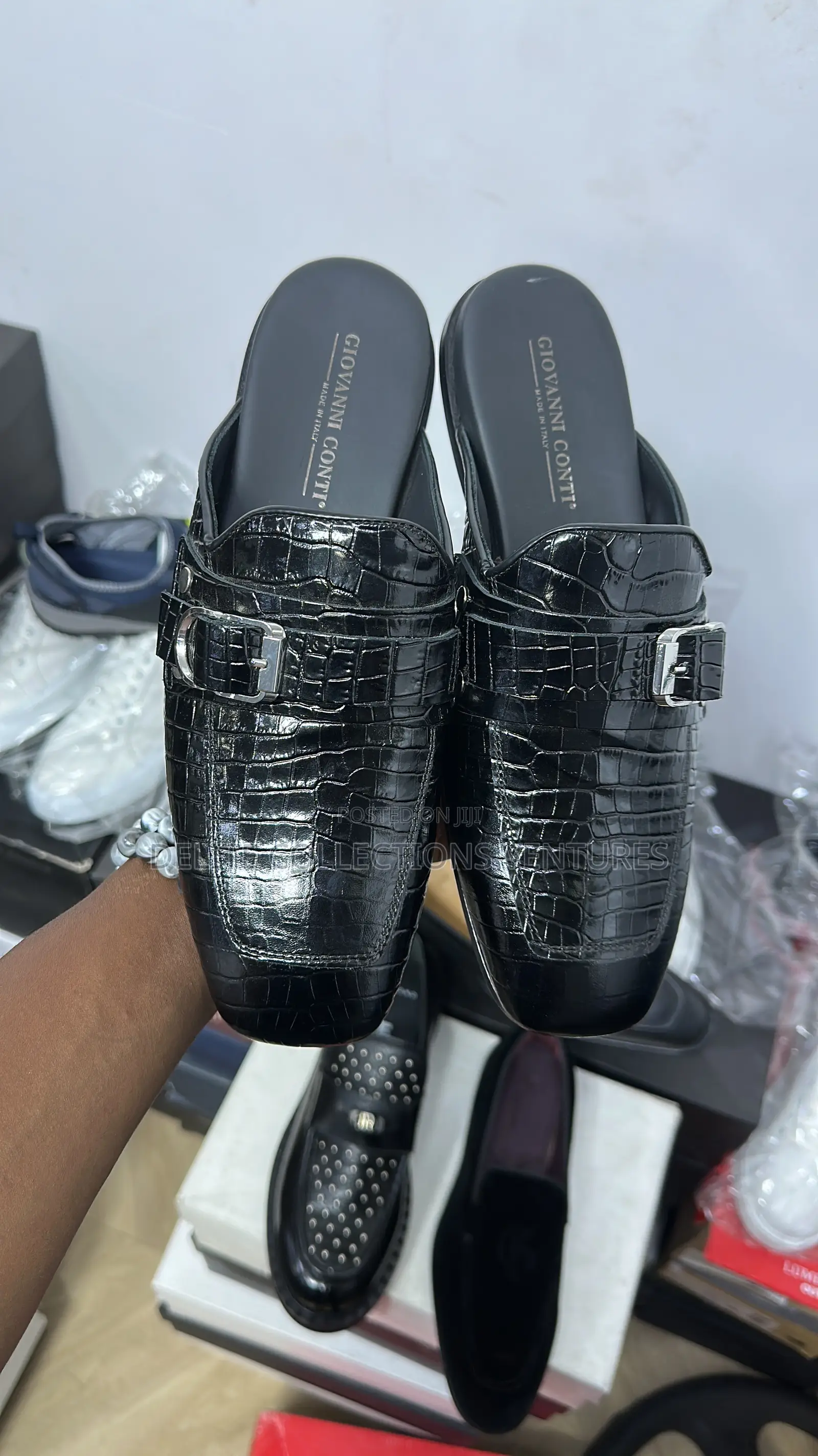 Pure Authentic Italian Giovanni Conti Half Shoes