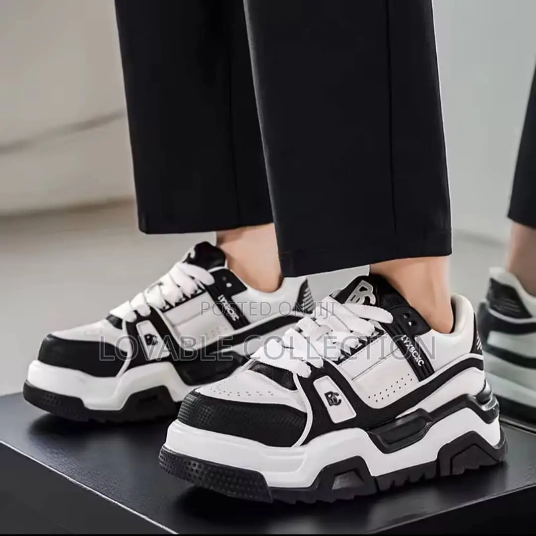 Unisex Sculptural Chunky Platform Sneakers