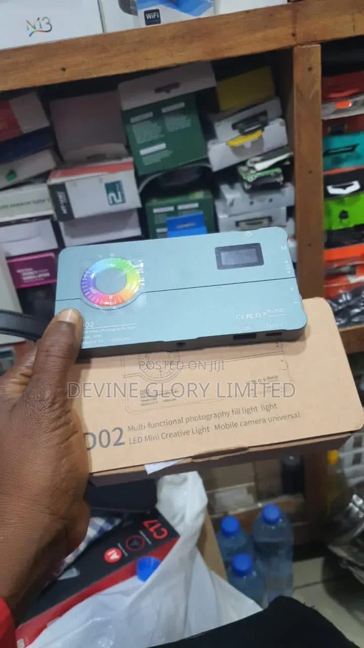 D02 Rgb Led Video Light 4000mah Photography Fill Light