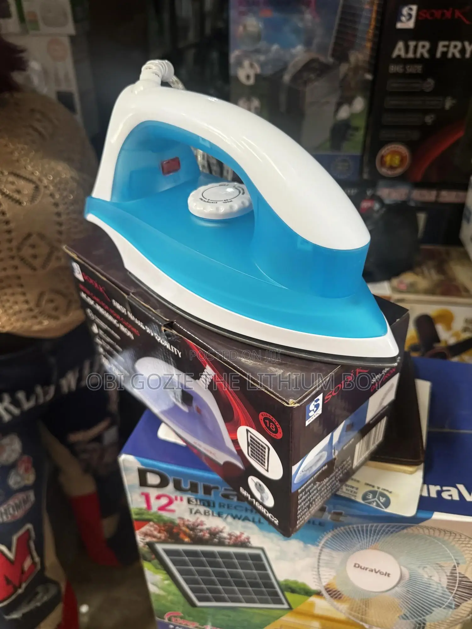Sonik Solar/Electric Pressing Iron Ac/Dcbest Importer In Ojo Lagos