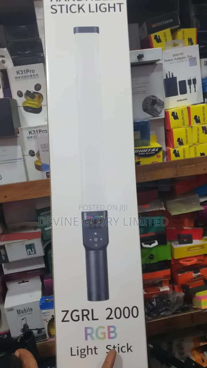 ZGRL 2000 RGB Led Light Stick 30w Photography Wand