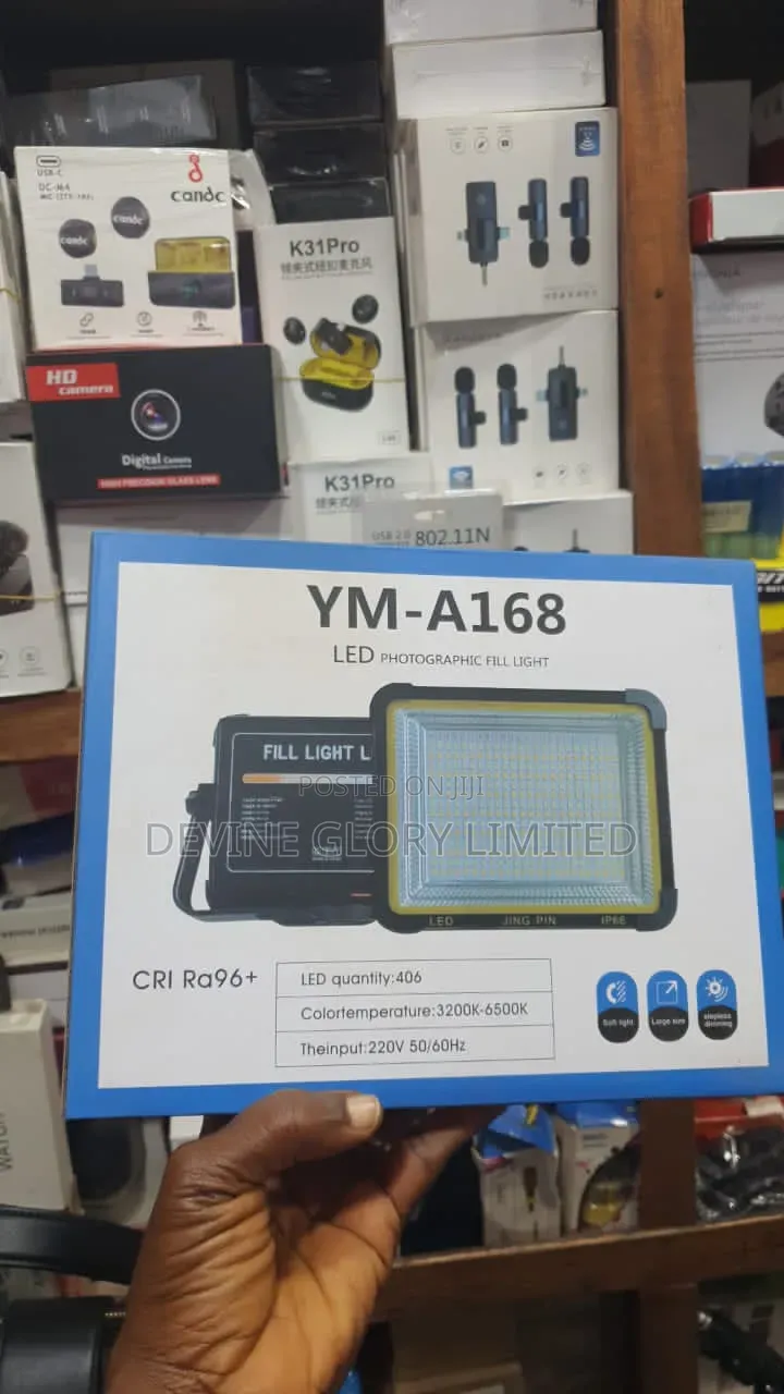 Ym-A168 8-Inch Led Photography Fill Light Adjustable 15w