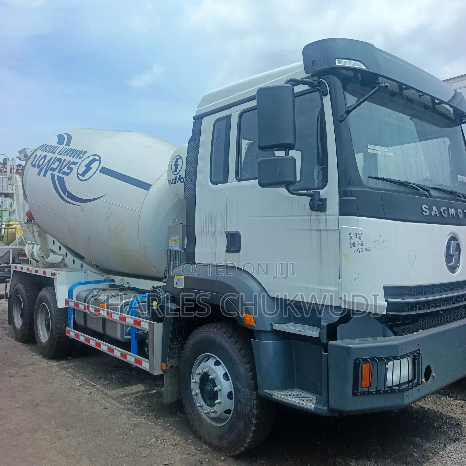 Brand New Sagmoto Transit Mixer 2025 White