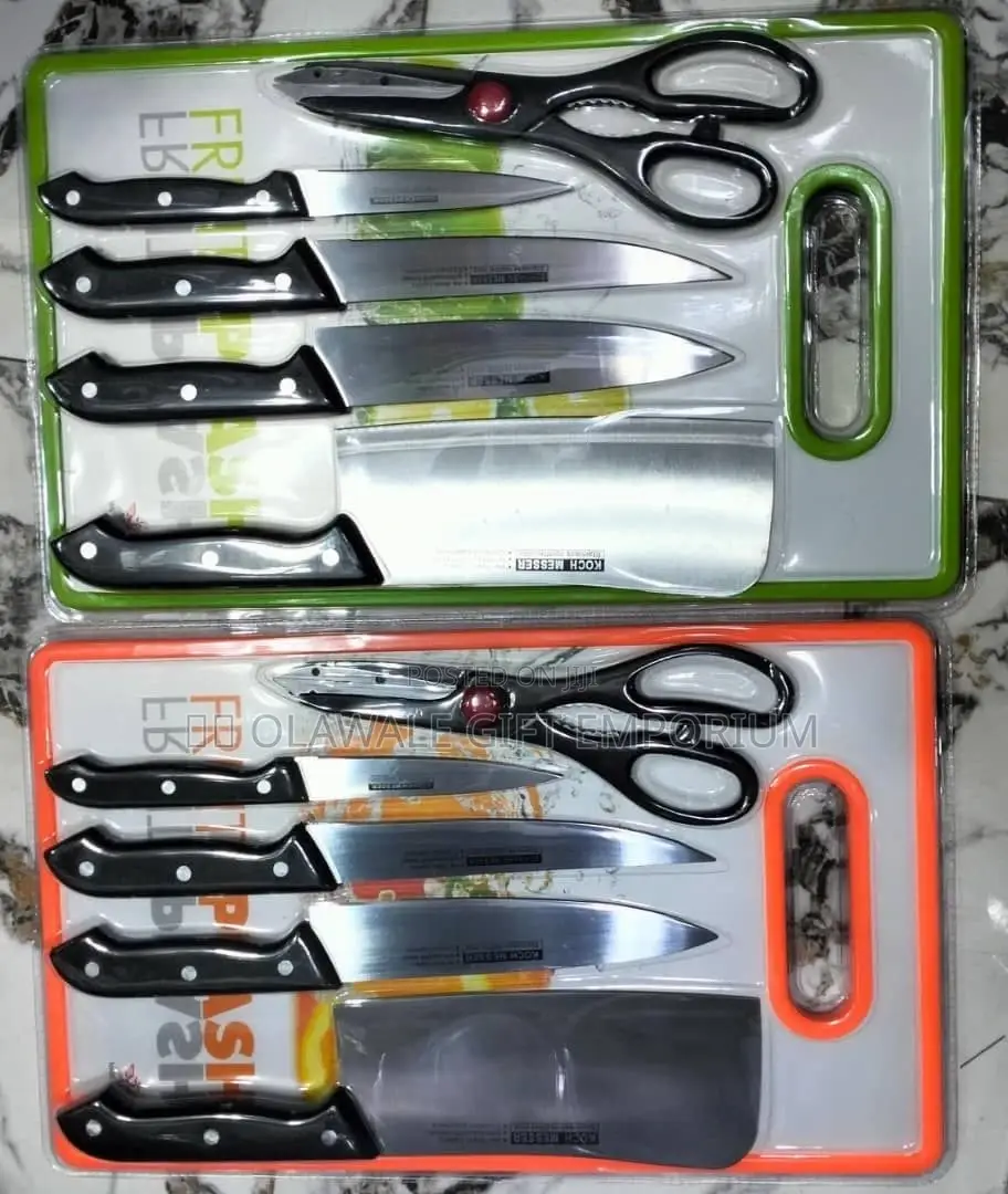 Knife Set With Chopping