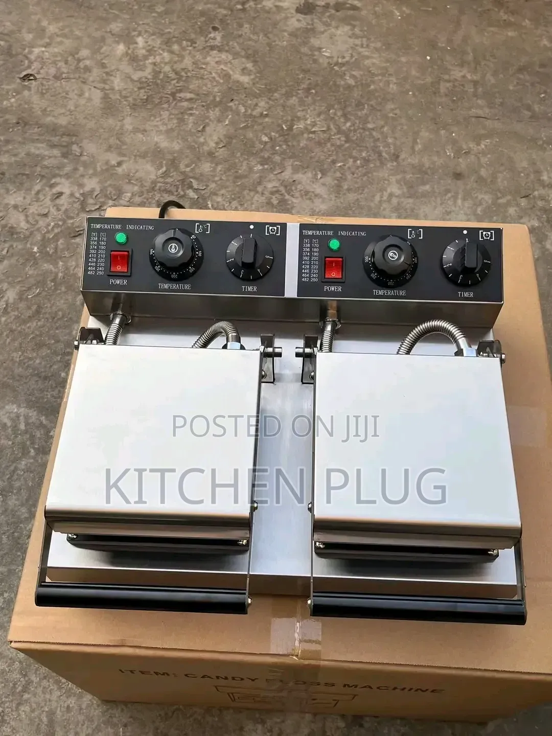 Commercial-Grade Electric Sandwich Machine, Durable Stainless Steel.