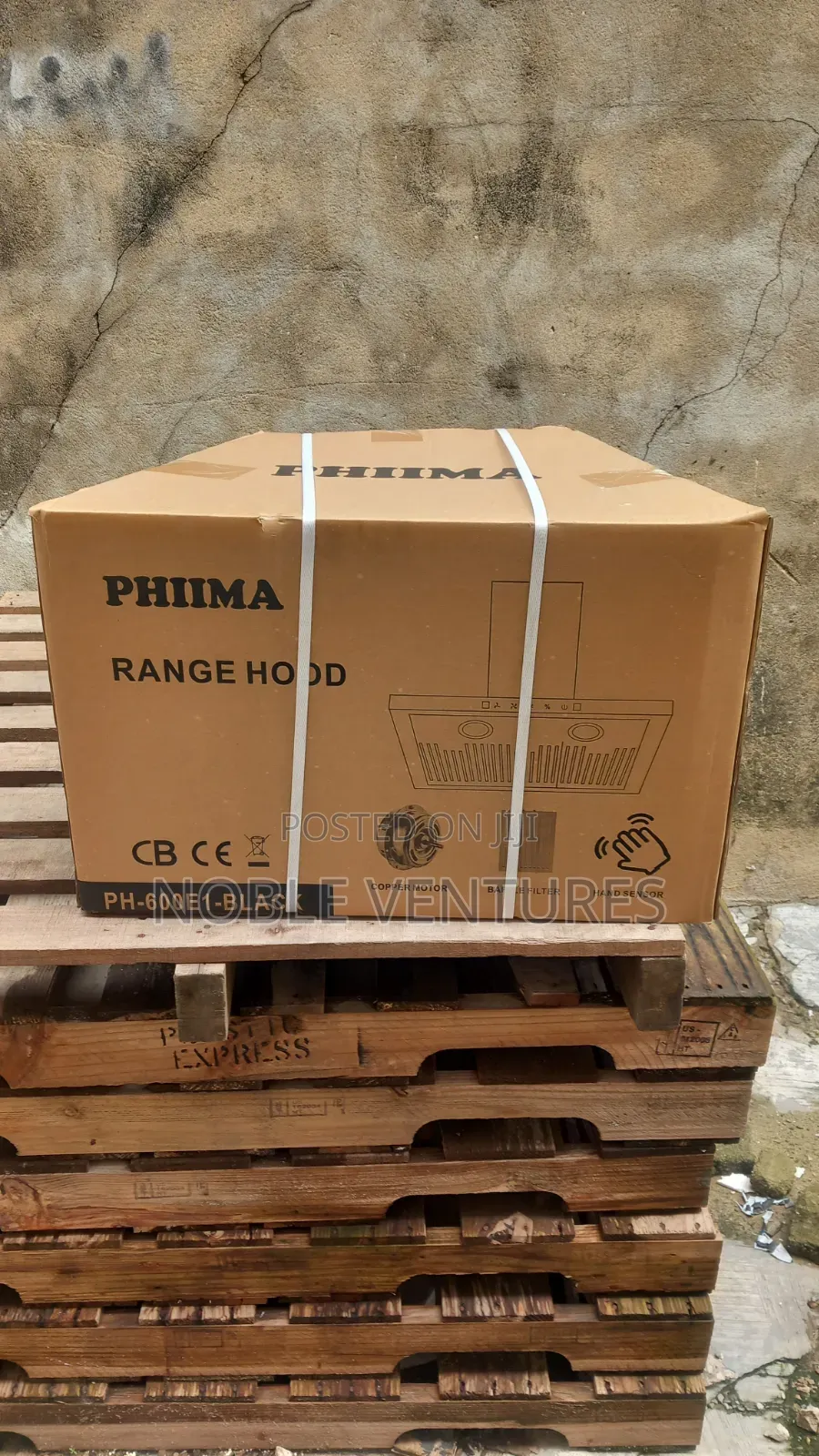 Phiima Heat Extractor Handwaved Control 60x60cm 100%Copper