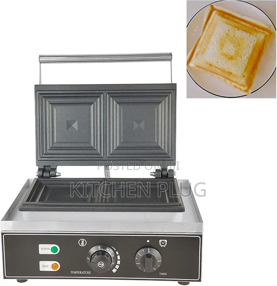 Commercial 2 Slices Sandwich Grill 『 
Ht-113a 』