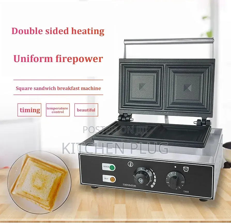 Commercial 2 Slices Sandwich Grill 『 
Ht-113a 』