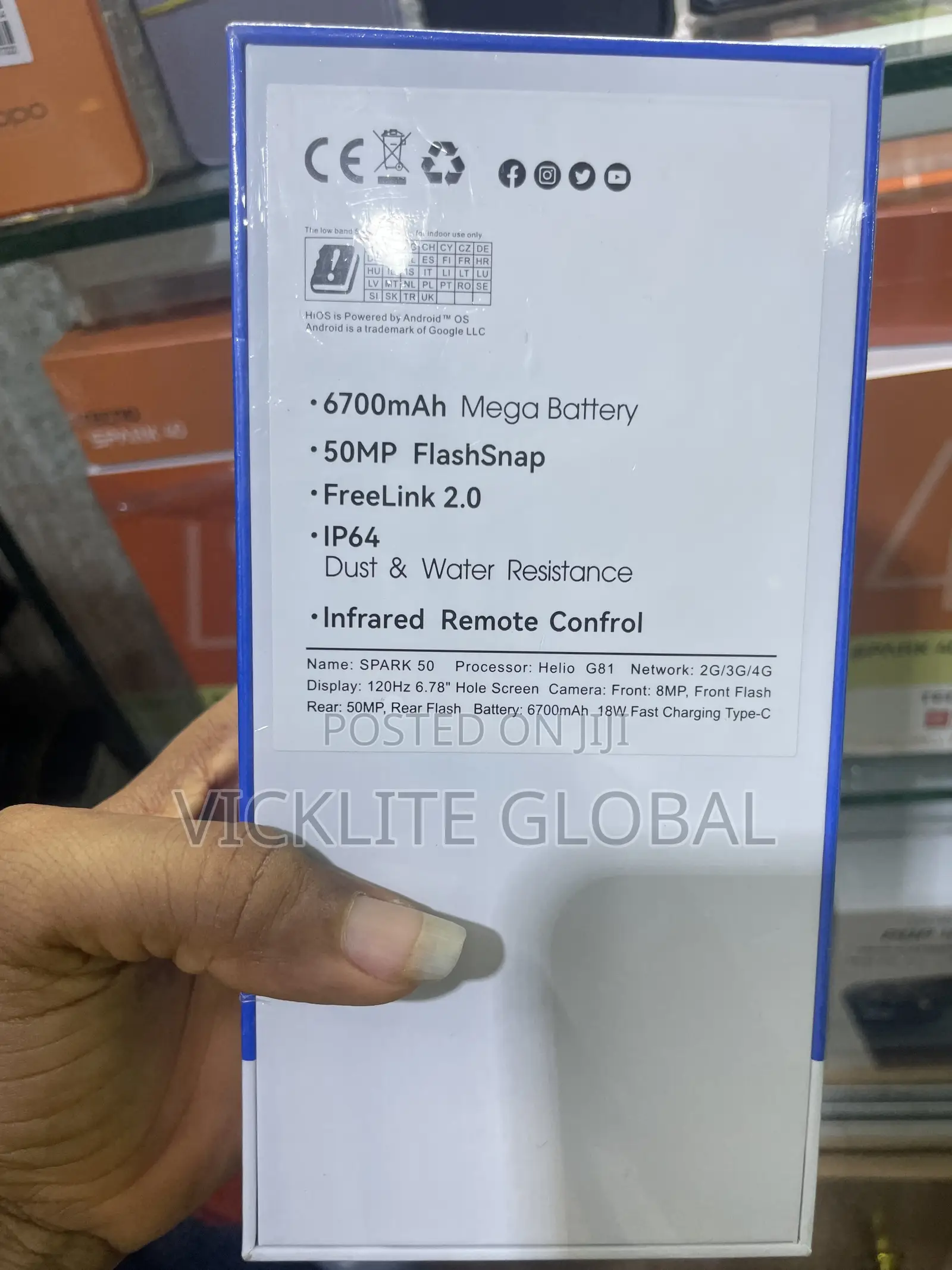 New Tecno Spark 50 128 GB