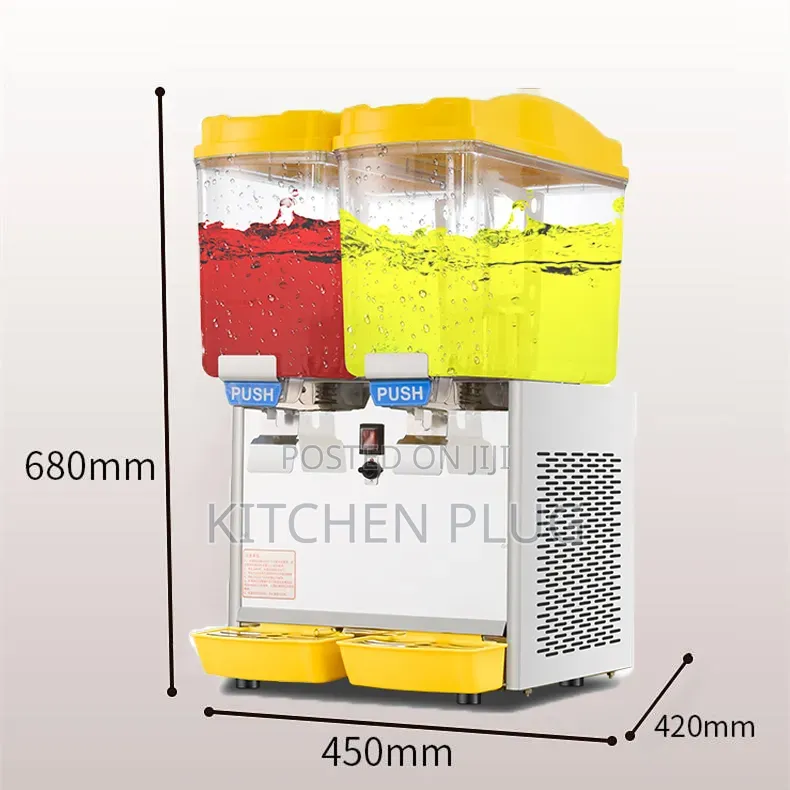 Commercial Beverage Dispenser, 2 Tanks