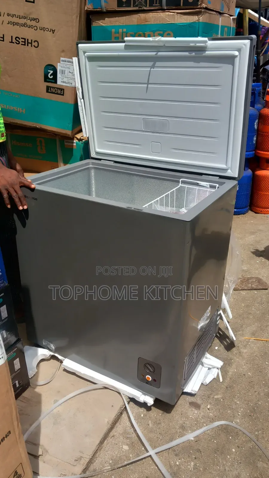 Original Hisense Single Door Chest Freezer 100%Copper