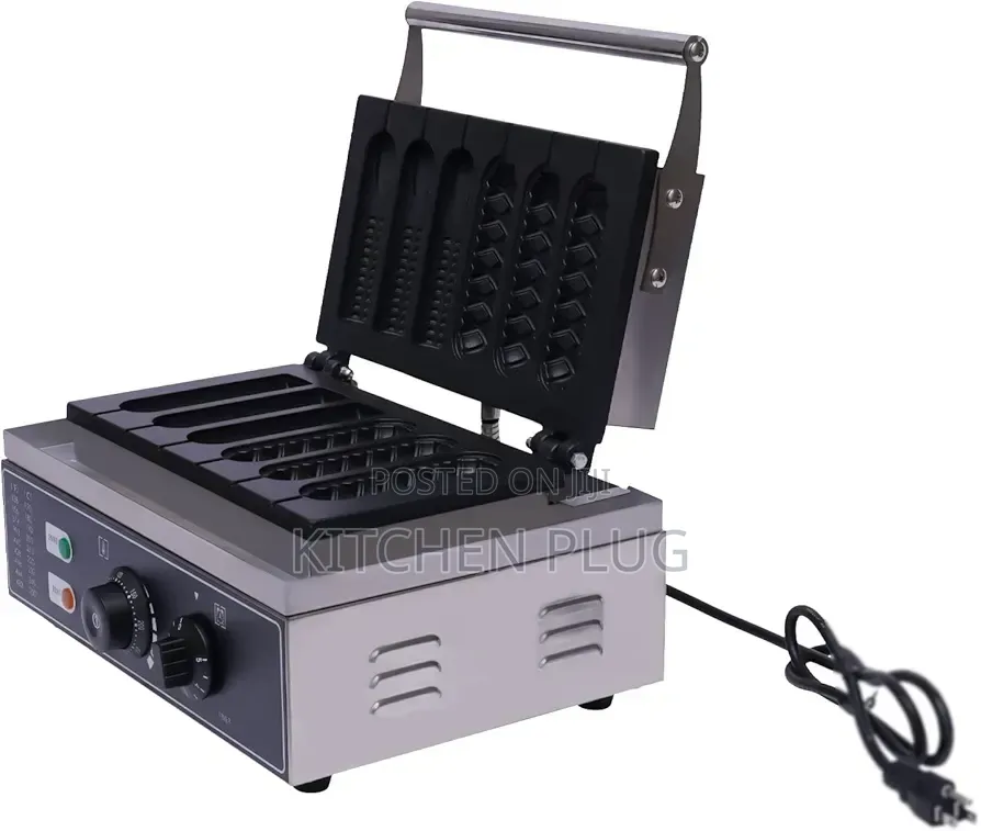 Commercial Waffle Maker 6pcs Waffle Making Machine 2-Shape
