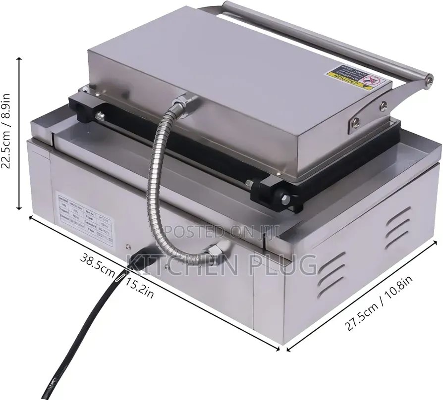 Commercial Waffle Maker 6pcs Waffle Making Machine 2-Shape