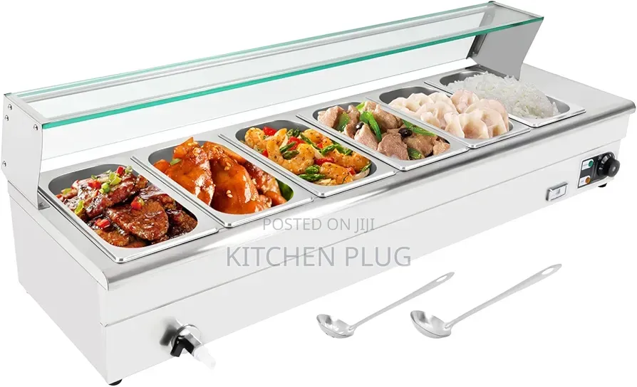 Commercial Bain Marie Food Warmer 『 Keep Multiple Dishes Warm 』