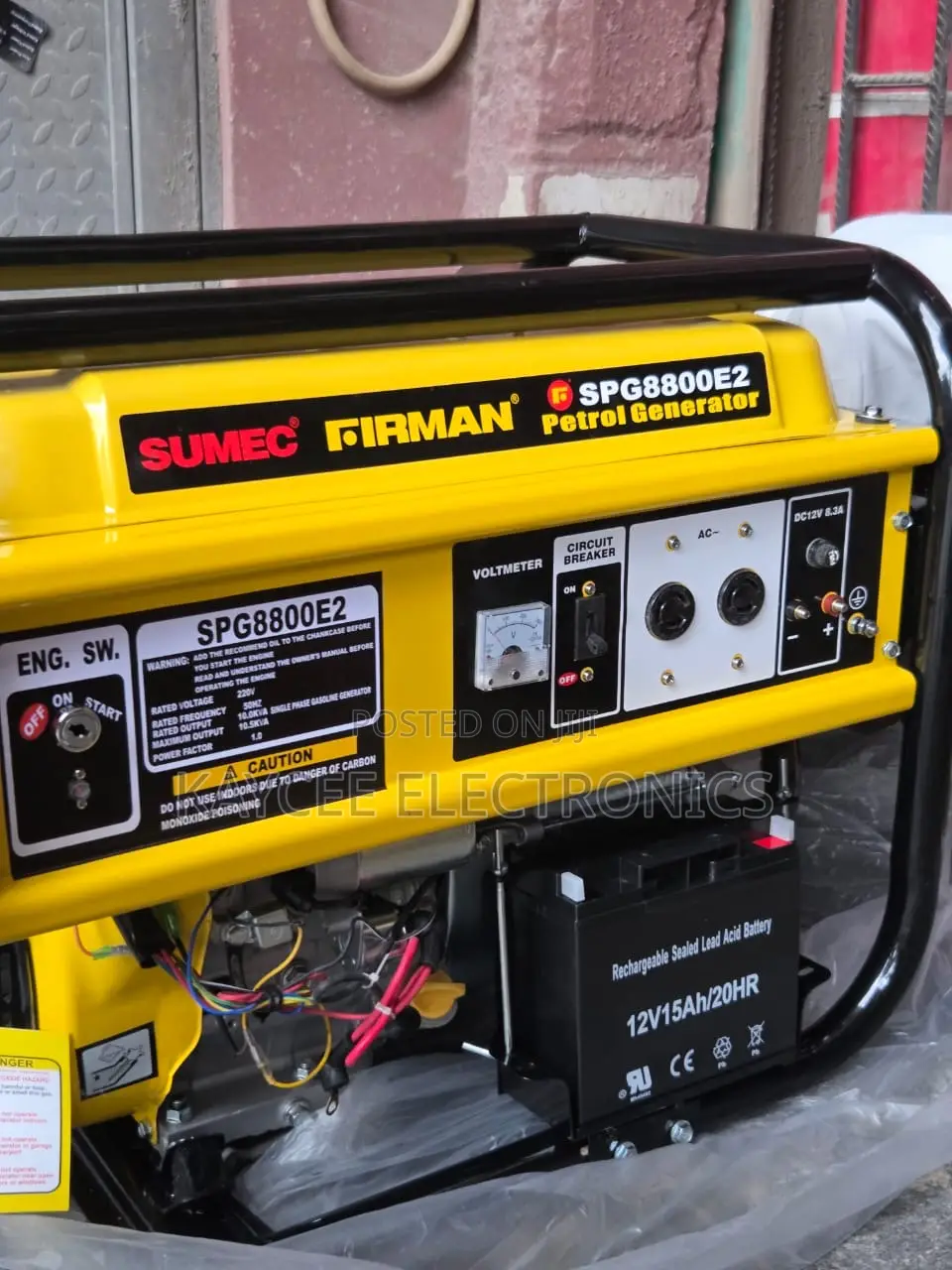 10kva Firman Petrol Generator – 100% Copper Coil Generator