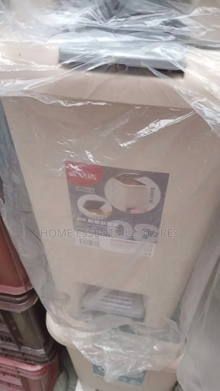 30 Liter Double Cover Pedal Step Dustbin Trash Bin With Inner Bucket